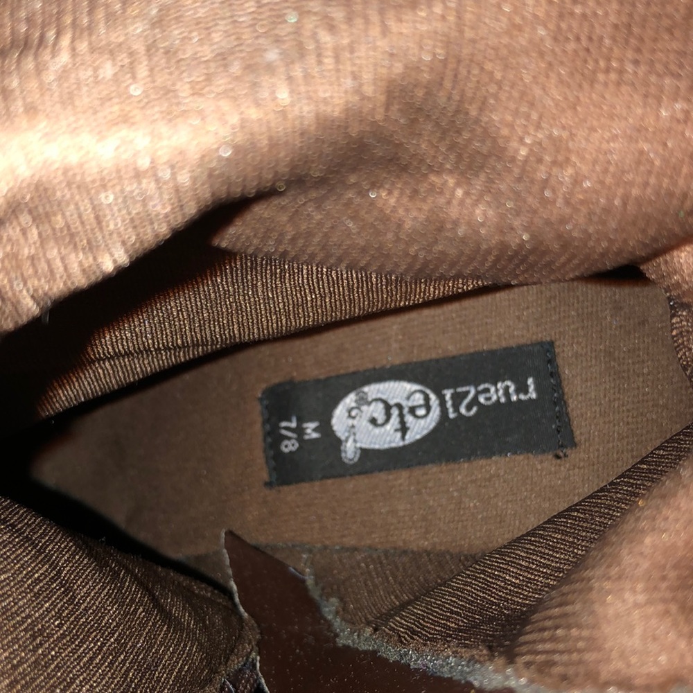 Rue 21 side zip boots Size 7/8 - Picture 6 of 6